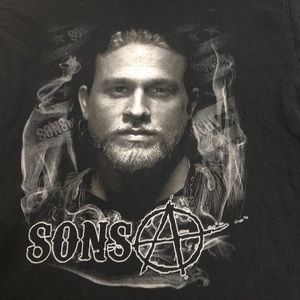 “SONS OF ANARCHY” COLLECTABLE MENS SIZE M BLACK T-SHIRT